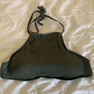 Olive green bikini top